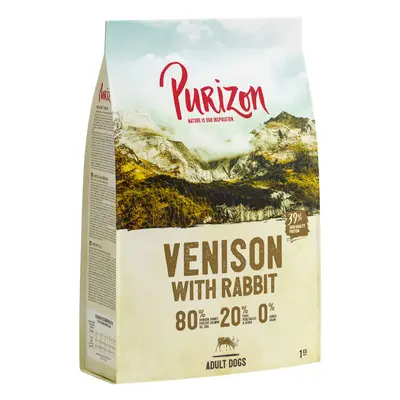 2x1kg Purizon Adult vad & nyúl - gabonamentes száraz kutyatáp rendkívüli árengedménnyel