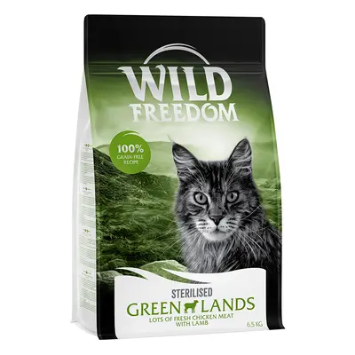 6,5kg Wild Freedom Adult "Green Lands" Sterilised bárány - gabonamentes száraz macskatáp