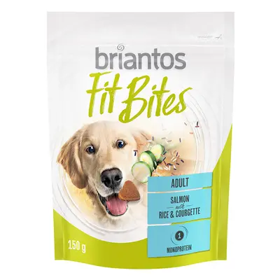 3x50g Briantos "FitBites" - lazac, rizs & cukkini kutyasnack utántöltő csomag