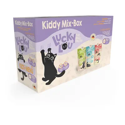 48x 125g Lucky Lou Lifestage Kitten Mix I (3 fajta) nedves macskatáp