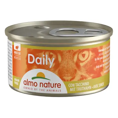 6x85g Almo Nature Daily Menu - Pulyka mousse