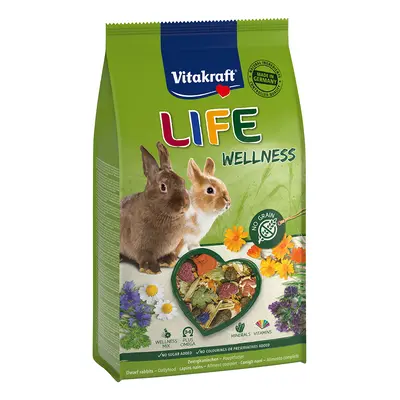 5x600g Vitakraft Life Wellness törpenyúleledel