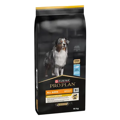 14kg PURINA PRO PLAN All Sizes Adult Light Sterilised hal száraz kutyatáp