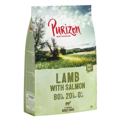 2x1kg Purizon Adult bárány & lazac - gabonamentes száraz kutyatáp rendkívüli árengedménnyel