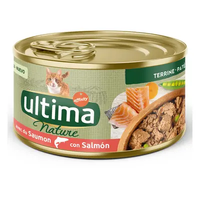 36x85g Ultima Nature Paté lazac nedves macskatáp 25% árengedménnyel