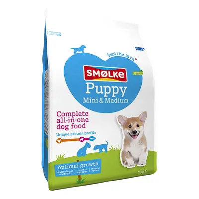 Smølke Puppy Mini/Medium kutyaeledel - 3 kg