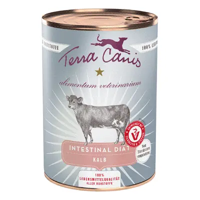 12x 400g Terra Canis Alimentum Veterinarium Bélborjú nedves kutyatáp