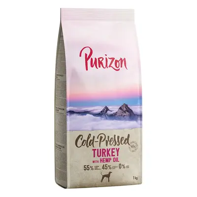 2x1kg Purizon Coldpressed pulyka & kenderolaj száraz kutyatáp rendkívüli árengedménnyel