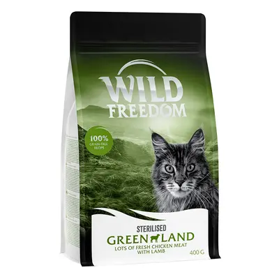 400g Wild Freedom Adult "Green Lands" Sterilised bárány - gabonamentes száraz macskatáp