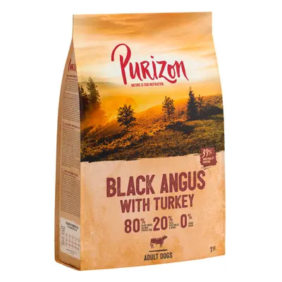 2x1kg Purizon Adult Black-Angus-marha & pulyka - gabonamentes száraz kutyatáp rendkívüli árenged