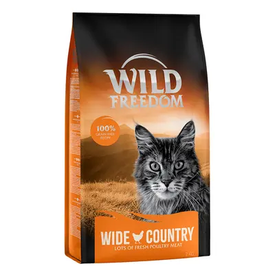 2kg Wild Freedom Adult 'Wide Country' gabonamentes - szárnyas száraz macskatáp