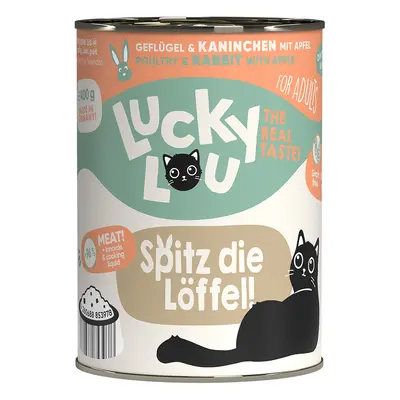 24x400g Lucky Lou Adult nedves macskatáp