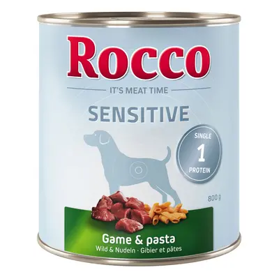 24x800g Rocco Sensitive vad & tészta nedves kutyatáp