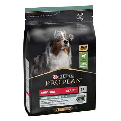 3kg PRO PLAN Medium Adult bárány & rizs OPTIDIGEST száraz kutyatáp