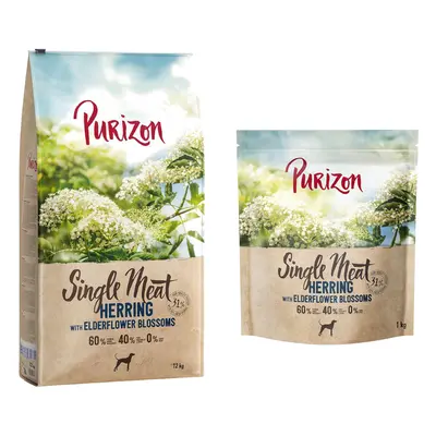 14kg Purizon száraz kutyatáp 12 + 1 kg ingyen! - Hering & bodzavirág