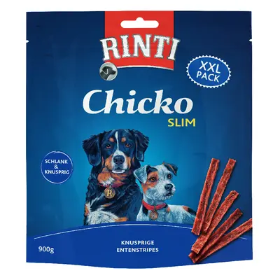 4x175g RINTI Slim kutyasnack-Kacsa XXL csomag 900 g