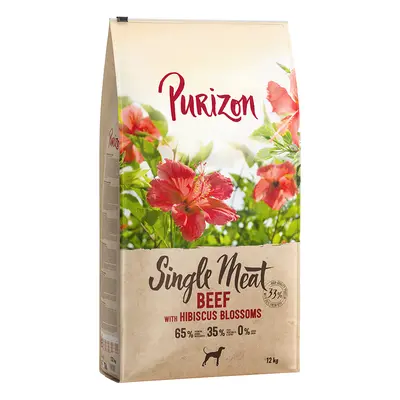 2x12kg Purizon Single Meat marha & hibiszkuszvirág száraz kutyatáp