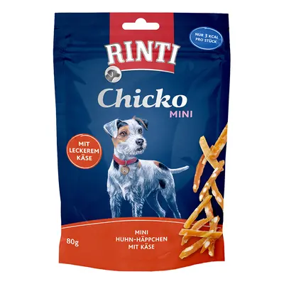 4x80g Rinti Extra Chicko Mini rágócsíkok kutyasnack-csirke & sajt