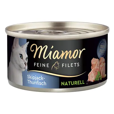 Miamor Naturelle finom filék 6 x 80 g - Csíkoshasú (skipjack) tonhal