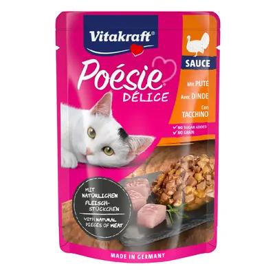 23x85g Vitakraft Poésie Délice pulyka nedves macskaeledel