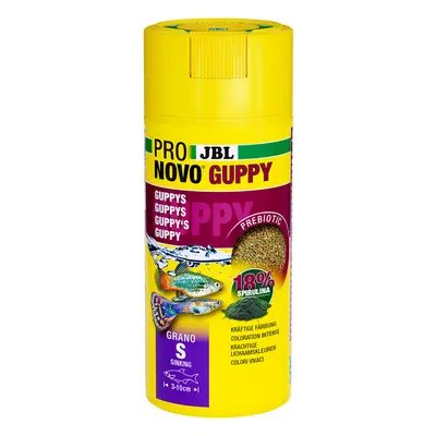 2x250ml JBL ProNovo Guppy Grano S haltáp