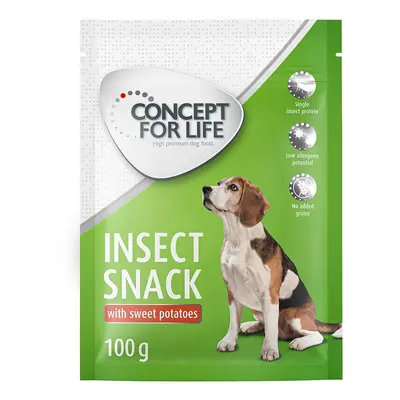 100g Concept for Life Insect Édesburgonyával kutyasnack rendkívüli árengedménnyel