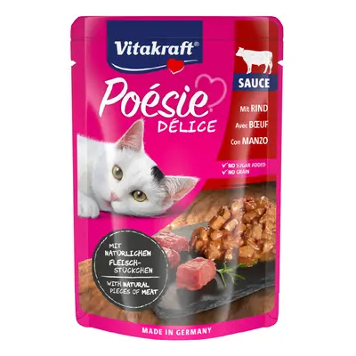 23x85g Vitakraft Poésie Délice marha nedves macskaeledel