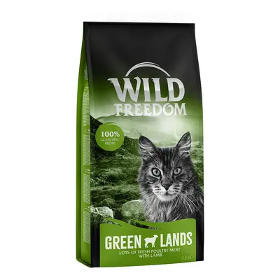 2x6,5kg Wild Freedom Adult 'Green Lands' gabonamentes - bárány száraz macskatáp