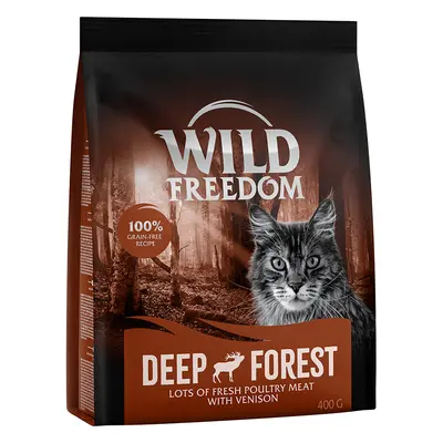 400g Wild Freedom Adult "Deep Forest" gabonamentes - szarvas száraz macskatáp