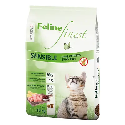 2x10kg Porta 21 Feline Finest Sensible - gabonamentes száraz macskatáp