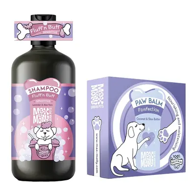 250ml Max & Molly Fluff'n Buff kutyasampon+50g Pawfection mancsápoló balzsam