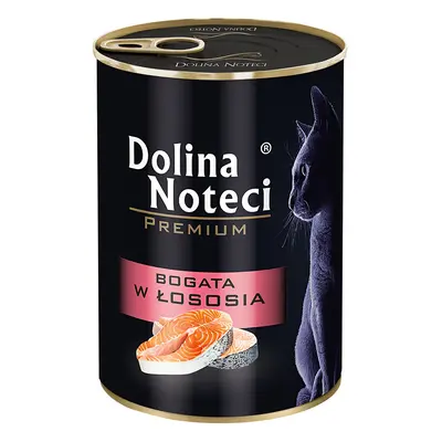 12x400g, Dolina Noteci Premium, lazacban gazdag nedves macskatáp