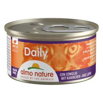 6x85g Almo Nature Daily Menu - Nyúl mousse