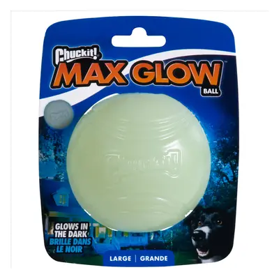 1db Chuckit! Max Glow Ball kutyajáték L méret: Ø 7,6 cm