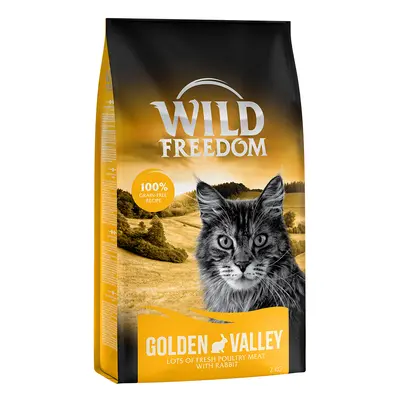 2kg Wild Freedom Adult "Golden Valley" gabonamentes - nyúl száraz macskatáp