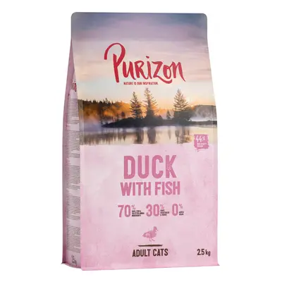 2,5kg Purizon Adult kacsa & hal - gabonamentes száraz macskatáp