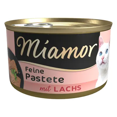 24x85g Miamor pástétom lazac nedves macskatáp