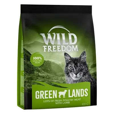 400g Wild Freedom Adult 'Green Lands' gabonamentes - bárány száraz macskatáp