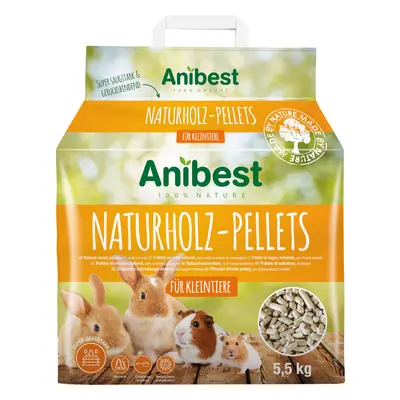 2x10 l (2x5,5 kg) Anibest natúr fa pellet alom kisállatoknak