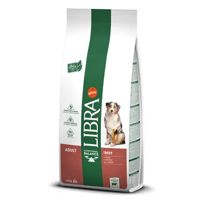 2x14kg Libra Dog Adult marha száraz kutyatáp