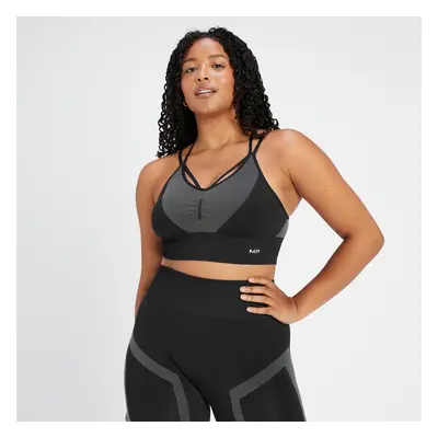 MP Női Impact Scrunch Seamless Sportmelltartó - Fekete - XS