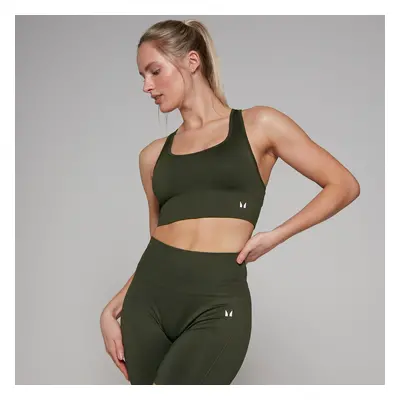 MP Női Shape Seamless Sportmelltartó - Erdőzöld - XS