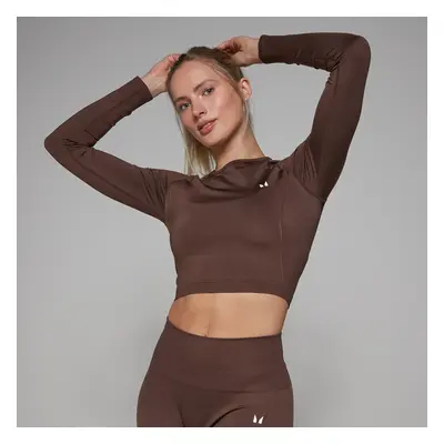 MP Női Shape Seamless Hosszú Ujjú Crop Top - Dió - XS