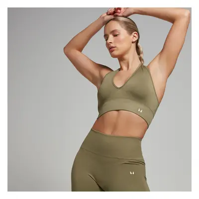 MP Női Tempo Seamless Halter Neck Melltartó – Oliva - L