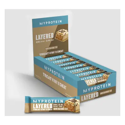 Layered Protein Bar szelet - 12 x 60g - Brown Sugar Bubble Tea