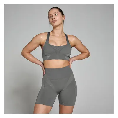 MP Női Tempo Ultra Geometric Seamless Sportmelltartó - Karbon - L