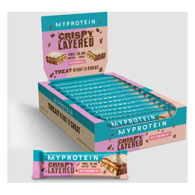 Crispy Layered Bar - 12 x 58g - Pörkölt mályvacukor