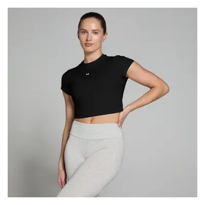 MP Női Basics Body Fit Crop Top - Fekete - XXS