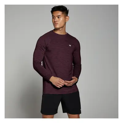 MP Men's Performance Long Sleeve Top - Merlot Marl - XS