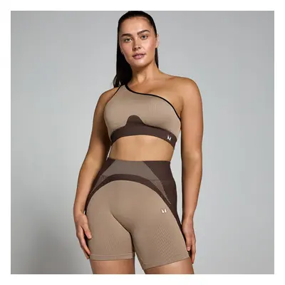 MP Női Contrast Rib Seamless Melltartó – Kasmír/Espresso - S